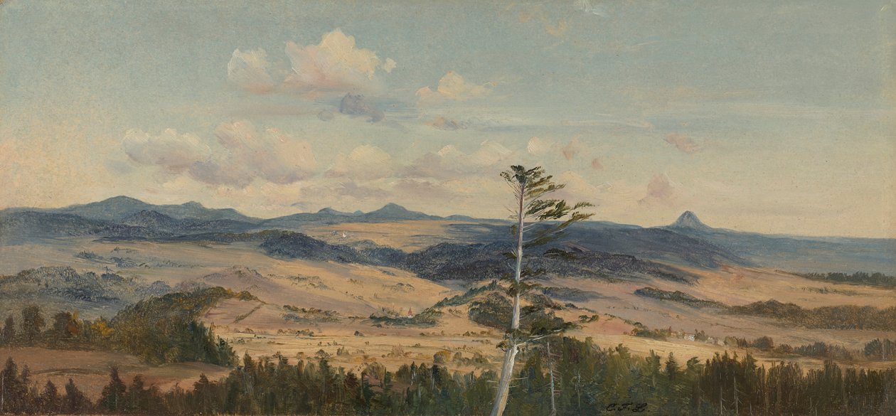 Eifel landskap av Carl Friedrich Lessing
