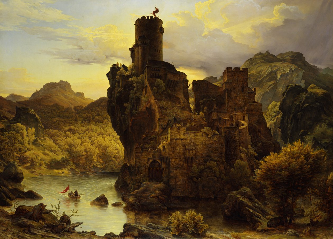 Riddarborg av Carl Friedrich Lessing