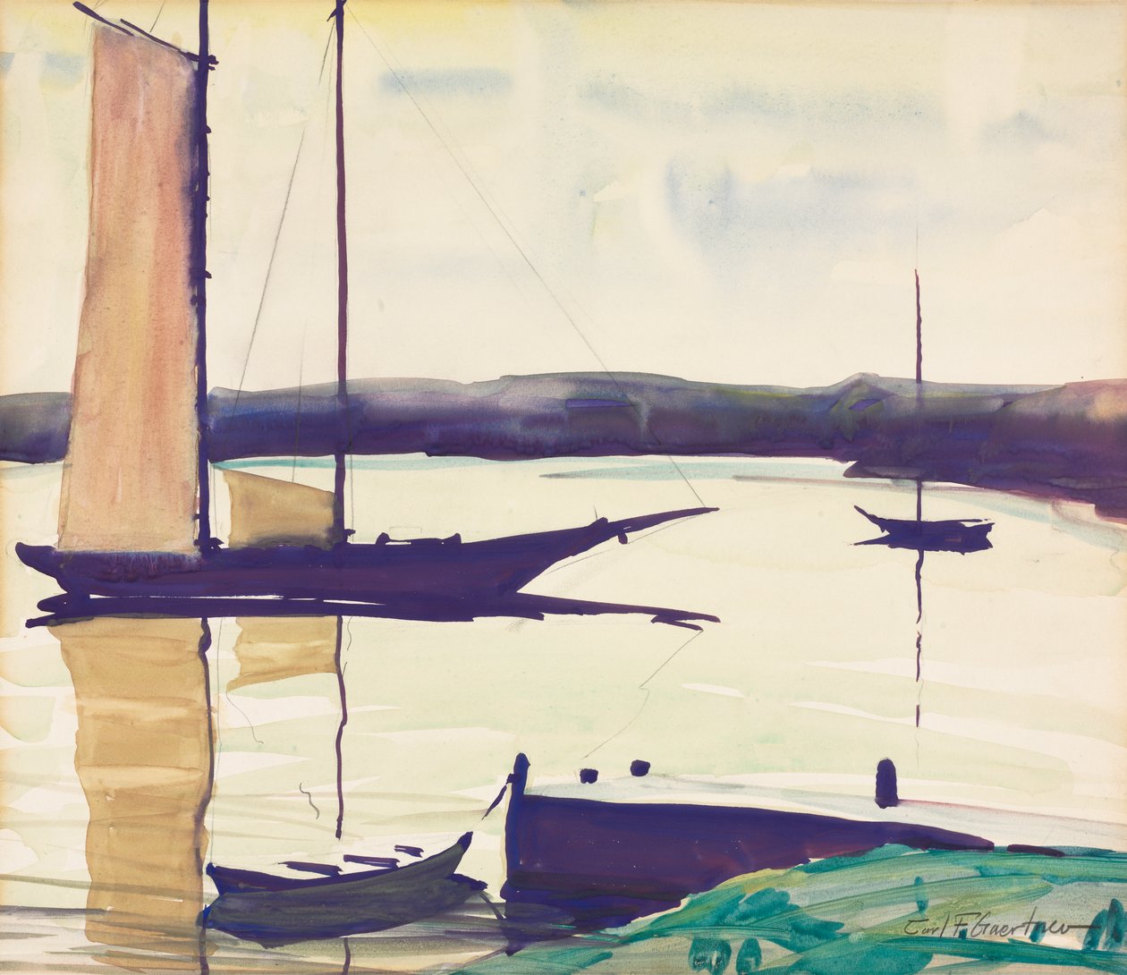 Hamnen av Carl Gaertner