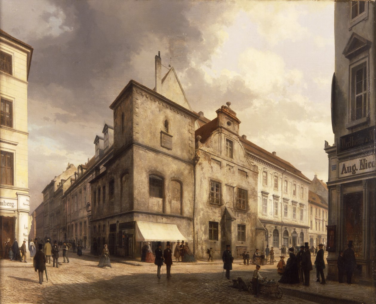 Gamla Berlins stadshus, 1867 av Carl Graeb