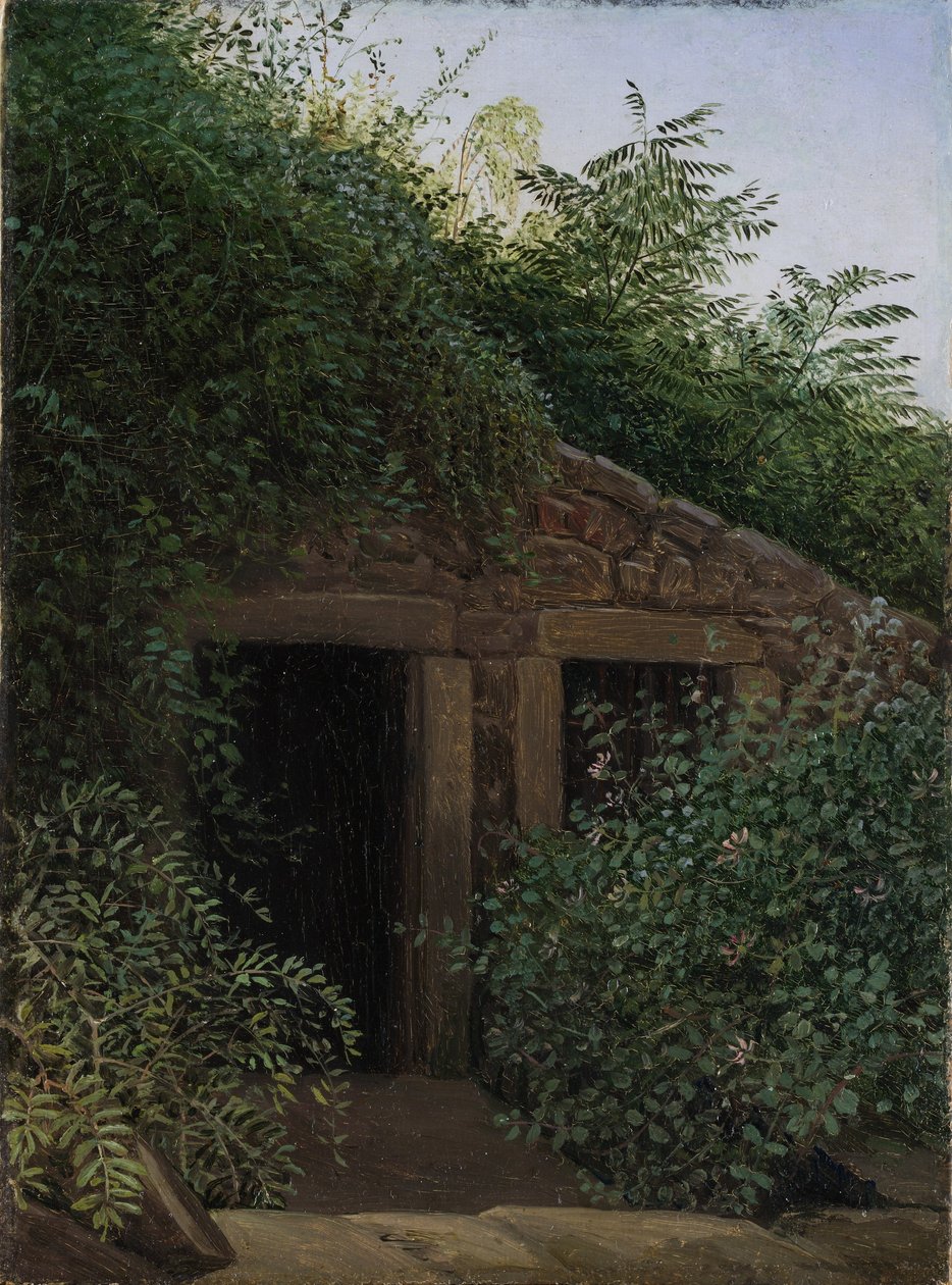 Ett övervuxet gruvschakt av Carl Gustav Carus