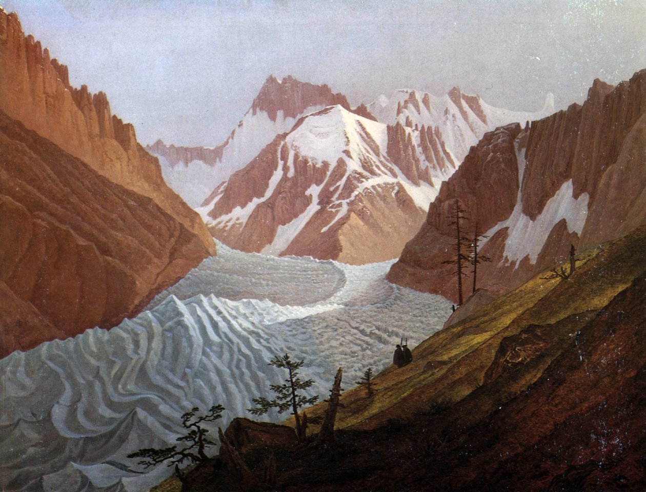 Tyska: Ishavet nära Chamonix av Carl Gustav Carus