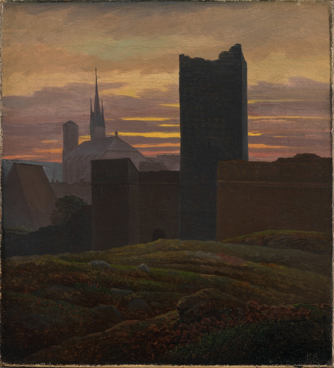 Det kejserliga slottet, Eger av Carl Gustav Carus