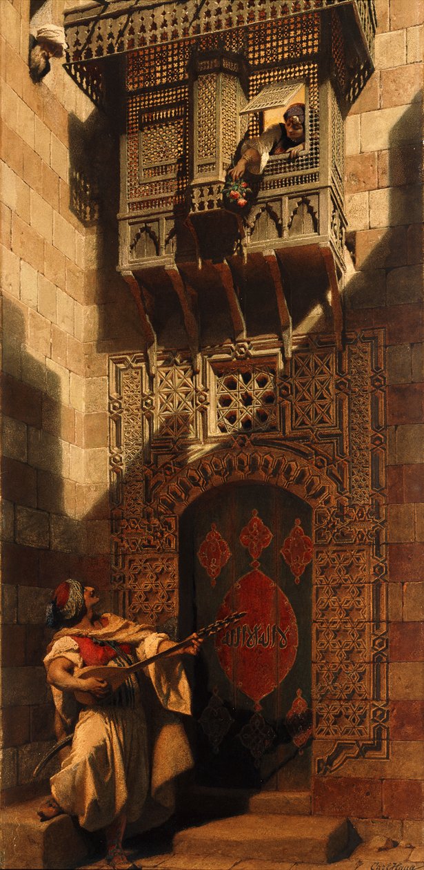 En Serenad i Kairo; En Serenata i Kairo, 1893 av Carl Haag