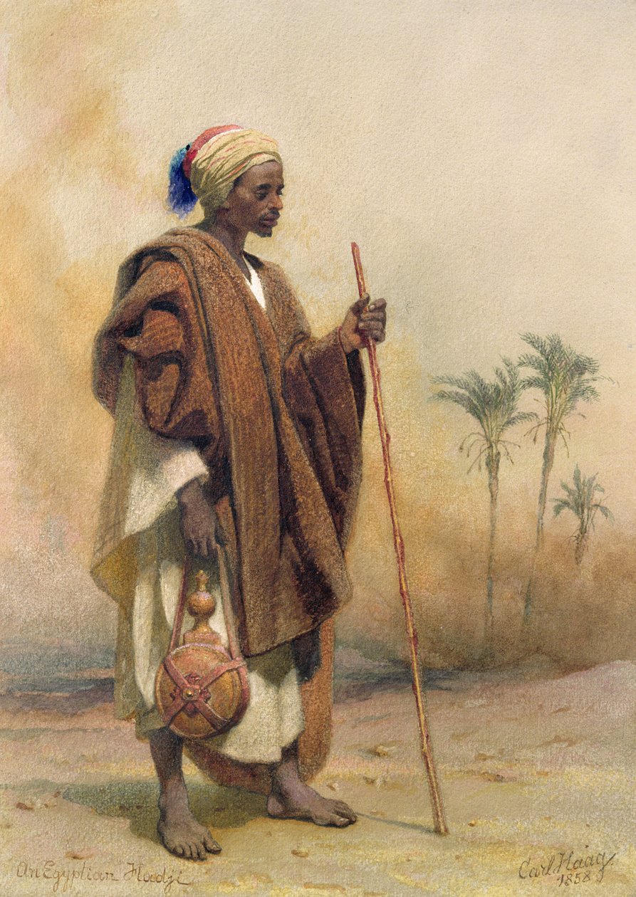 En egyptisk hajdi, 1858 av Carl Haag