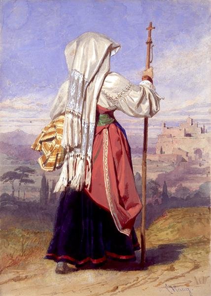 "Kvinna från Cervera" av Carl Haag