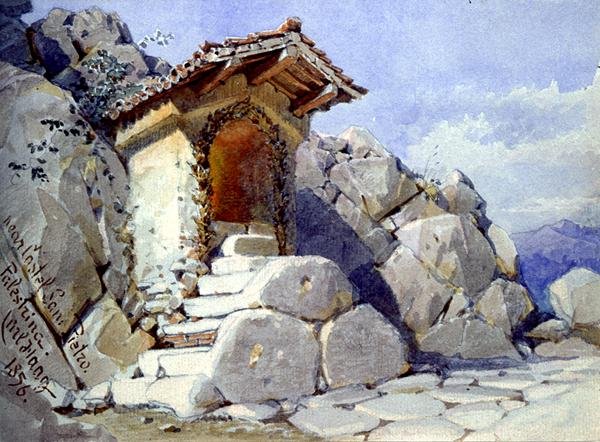 Madonnaletta nära Castel San Pietro, Palestrina, Sabine Hills av Carl Haag