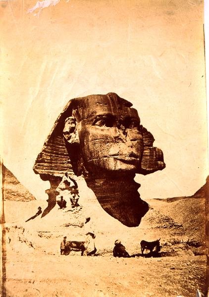 Sfinxen i Giza (fotografi) av Carl Haag