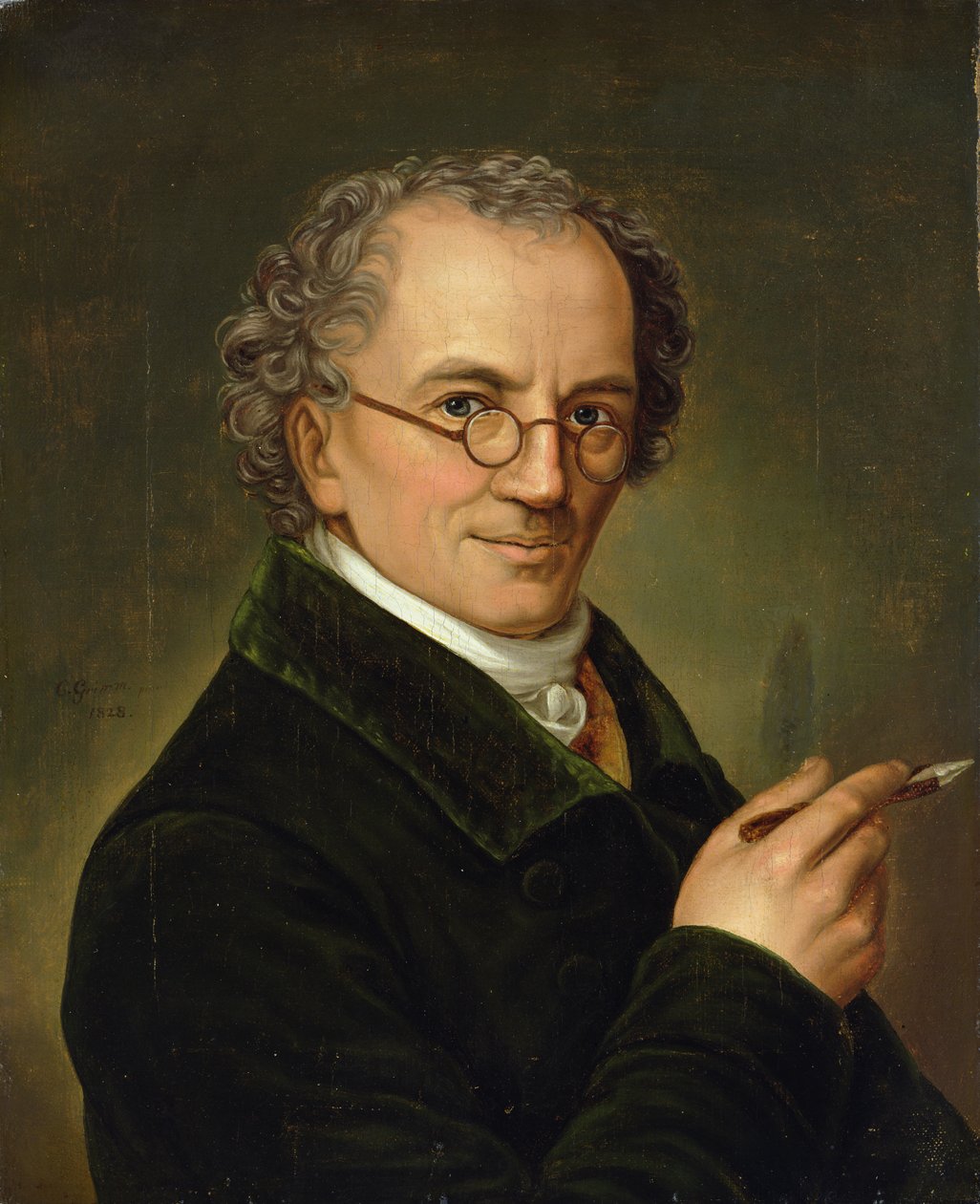 Konstnären Friedrich Carl Groger (1766-1838) 1828 av Carl Heinrich Adolph Grimm