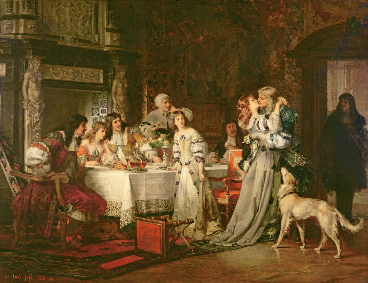 Återkomsten, 1870 av Carl Heinrich Hoff