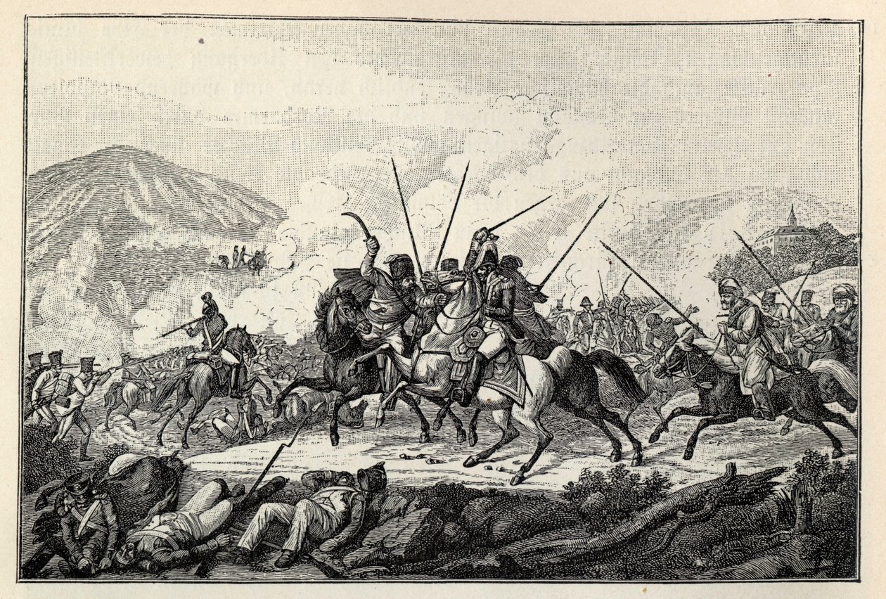 General Vandammes tillfångatagande i slaget vid Kulm den 30 augusti 1813. av Carl Heinrich Rahl