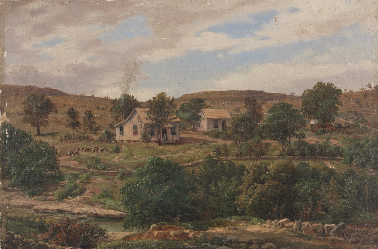 Klappenbach Ranch nära Johnson City, Texas av Carl Hermann Frederick Lungkwitz