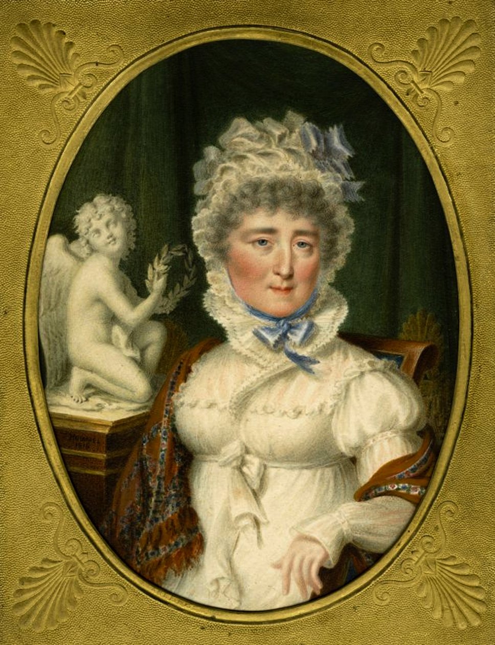 Porträtt av prinsessan Elzbieta Izabela Lubomirska född grevinnan Czartoryska 1736-1816, 1816 av Carl Hummel