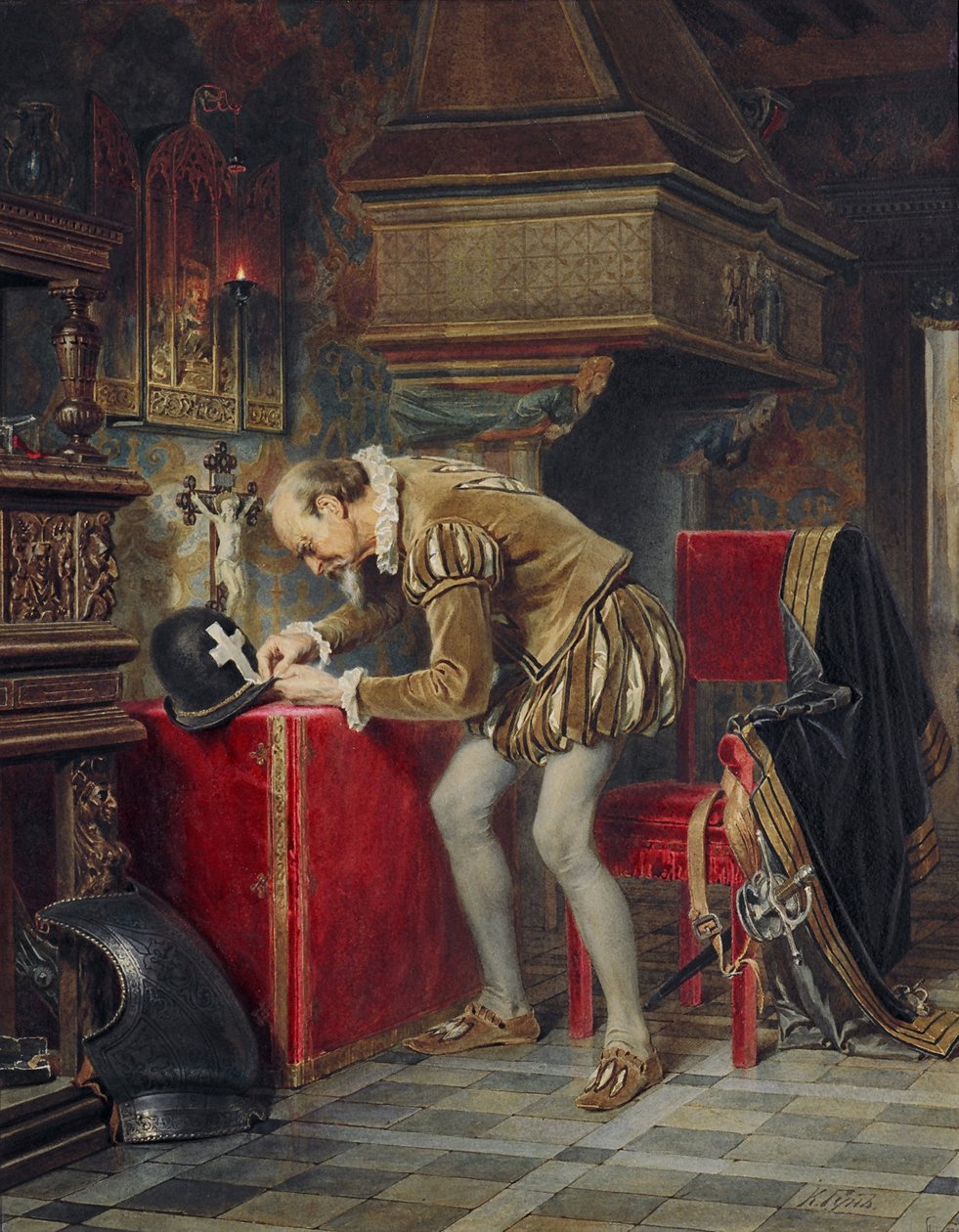 På aftonen av Bartholomews natt (Ligist) av Carl Huns