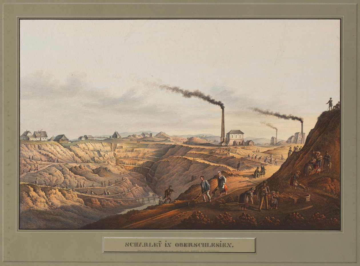 Scharley i Övre Schlesien, ca. 1850 av Carl Julius Rieden