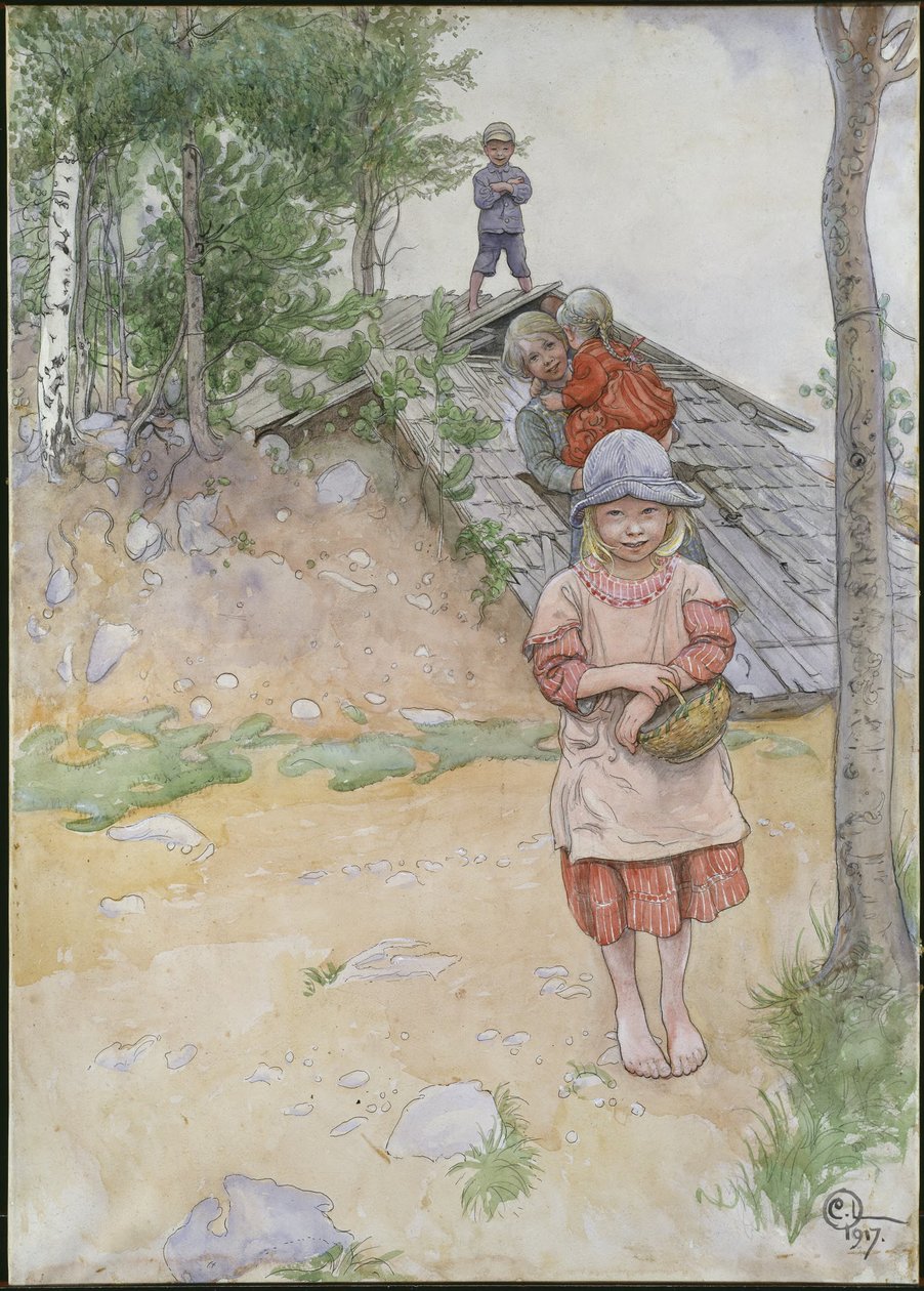 Vid källaren av Carl Larsson