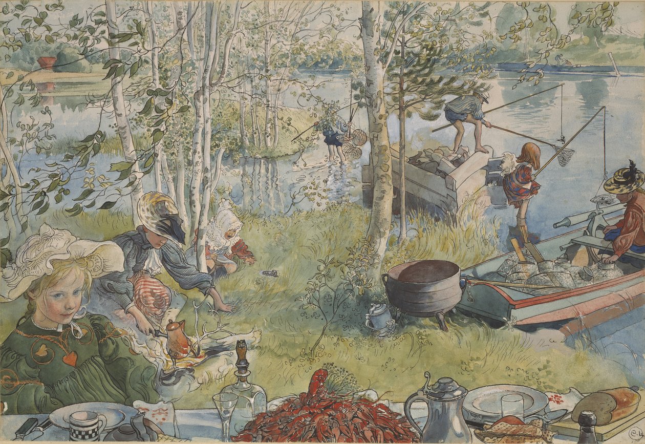 Kräftfiske, från 