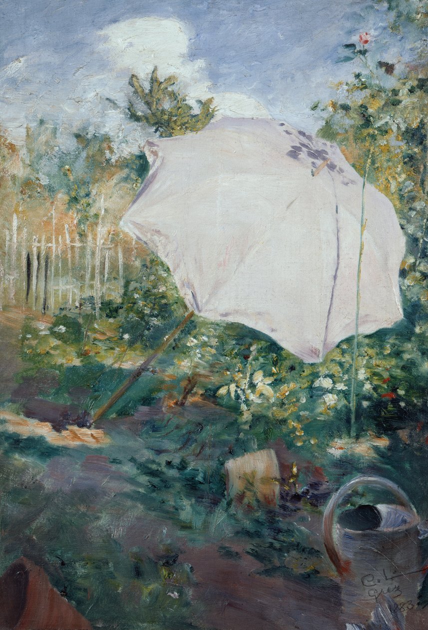 Trädgård och Gretz av Carl Larsson