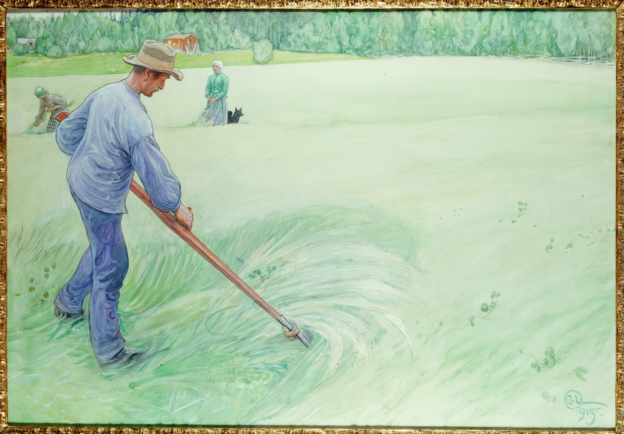 Skördare, 1915 av Carl Larsson