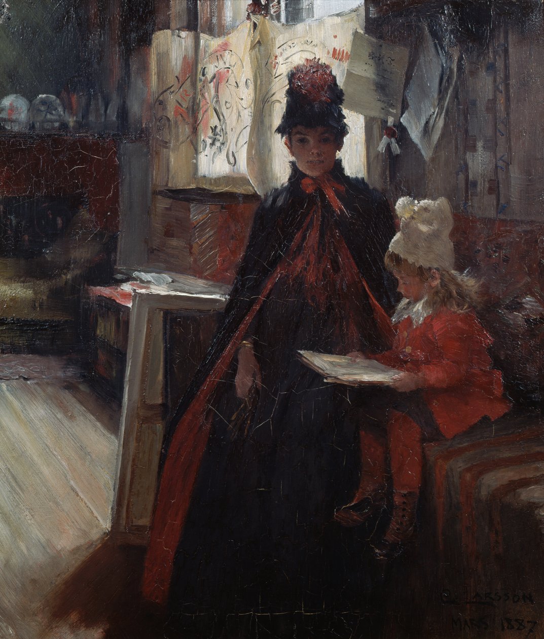 I Valand, inredning med Karin och Suzanne av Carl Larsson