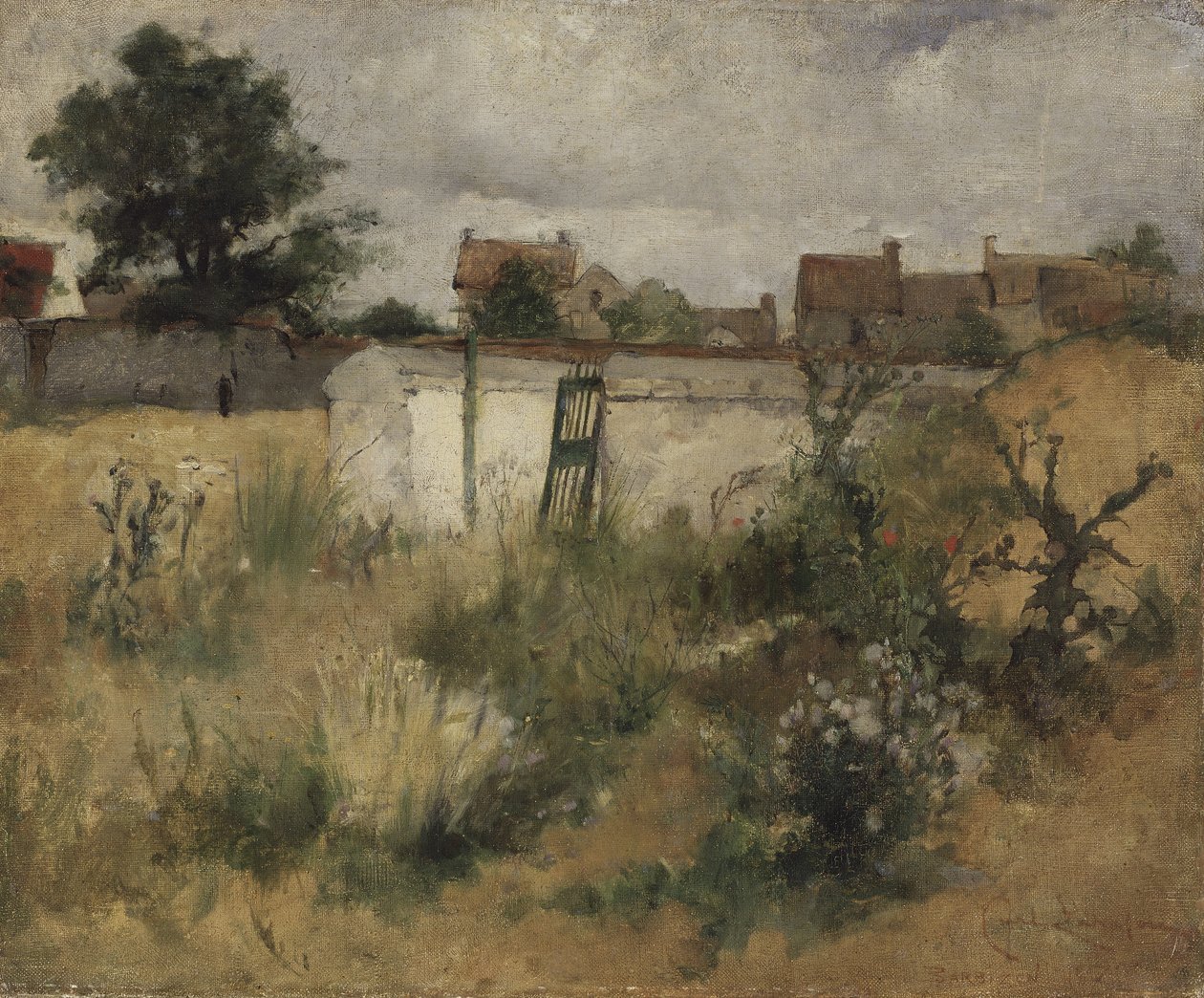 Landskapsstudie från Barbizon, 1878 av Carl Larsson