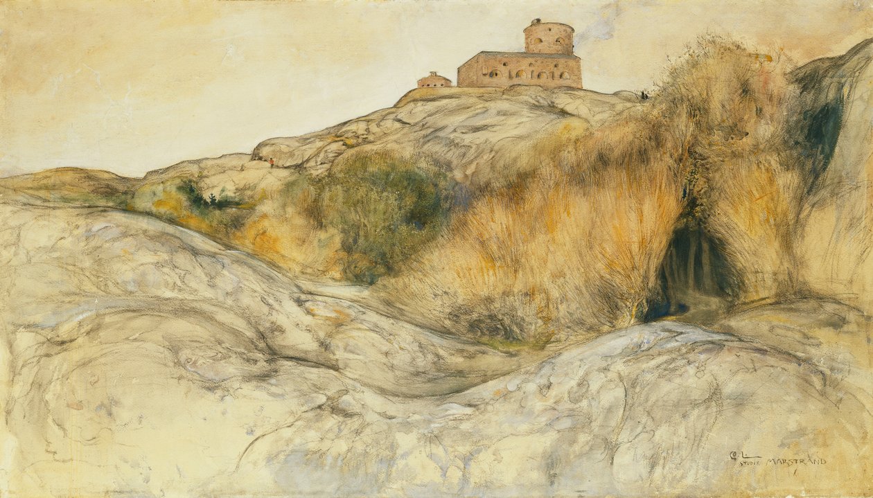 Marstrand Castle; Marstrands Fastning, 1893 av Carl Larsson
