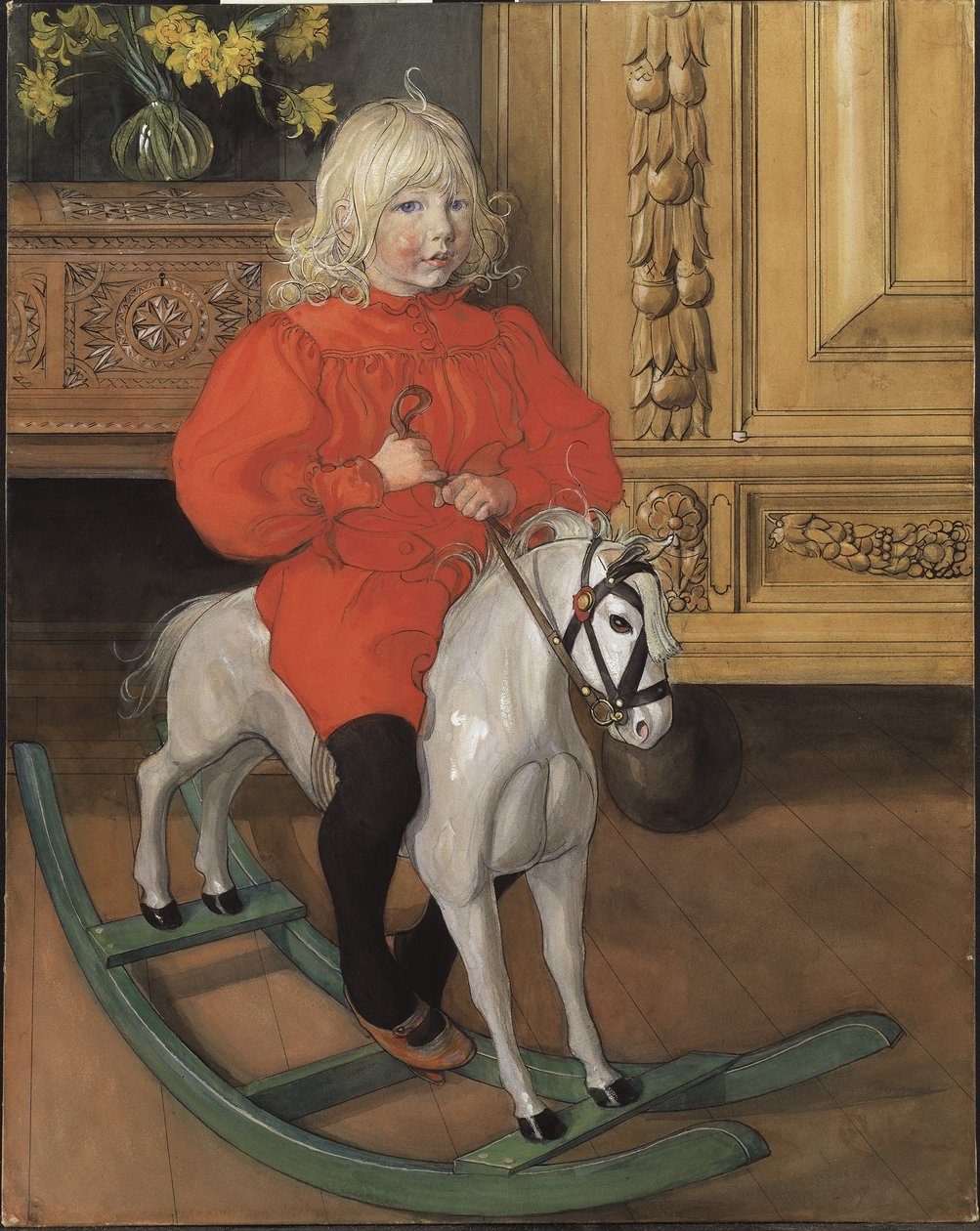 Dialekt, 1900 (toalett på papper) av Carl Larsson
