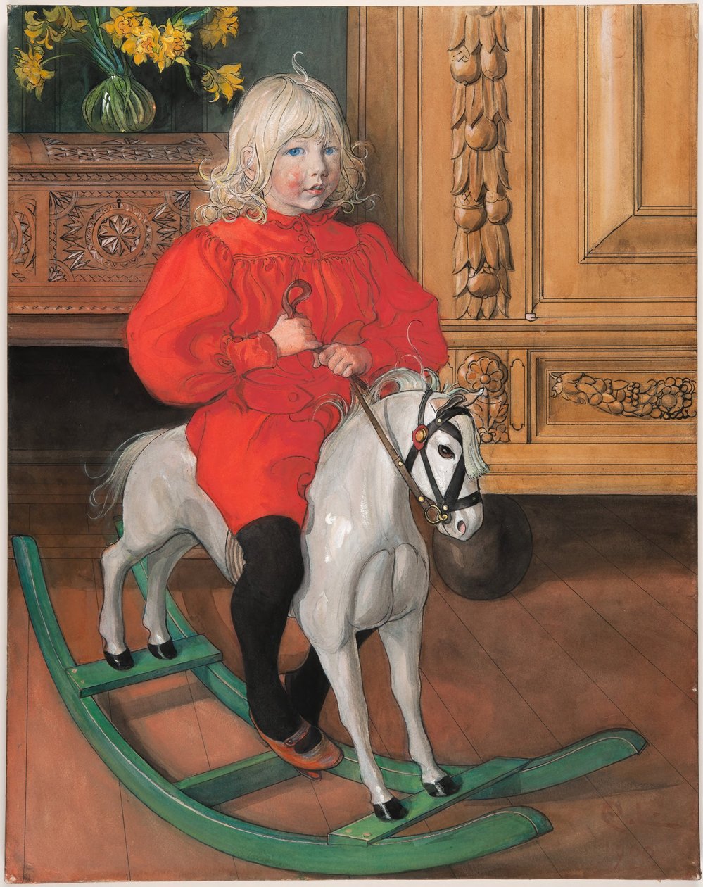 ”Murre”. Porträtt av Casimir Laurin av Carl Larsson
