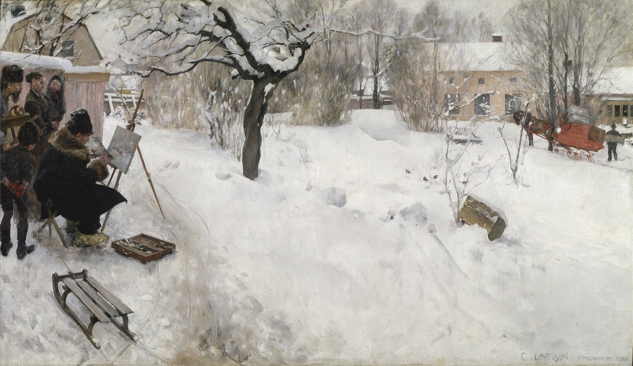 Friluftsmålare av Carl Larsson