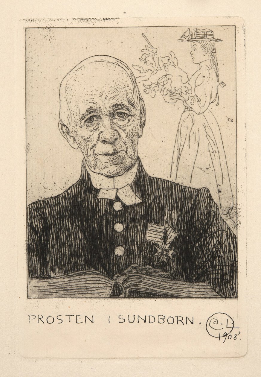 Prosten (Petterson) i Sundborn av Carl Larsson