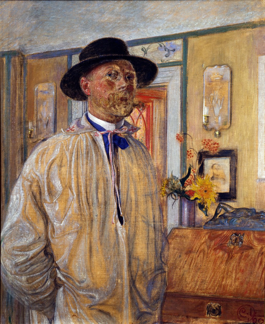 Självporträtt av Carl Larsson