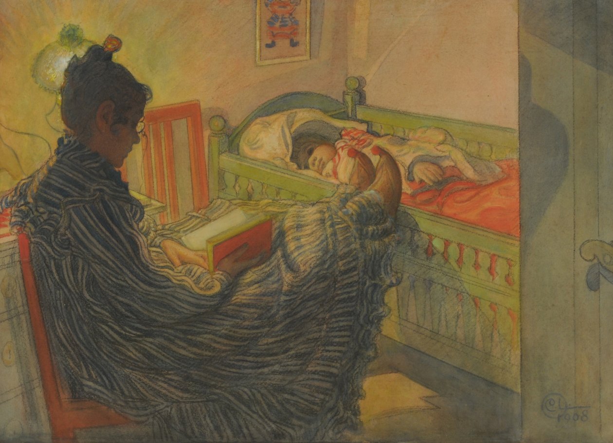 Så kallad sjuk av Carl Larsson