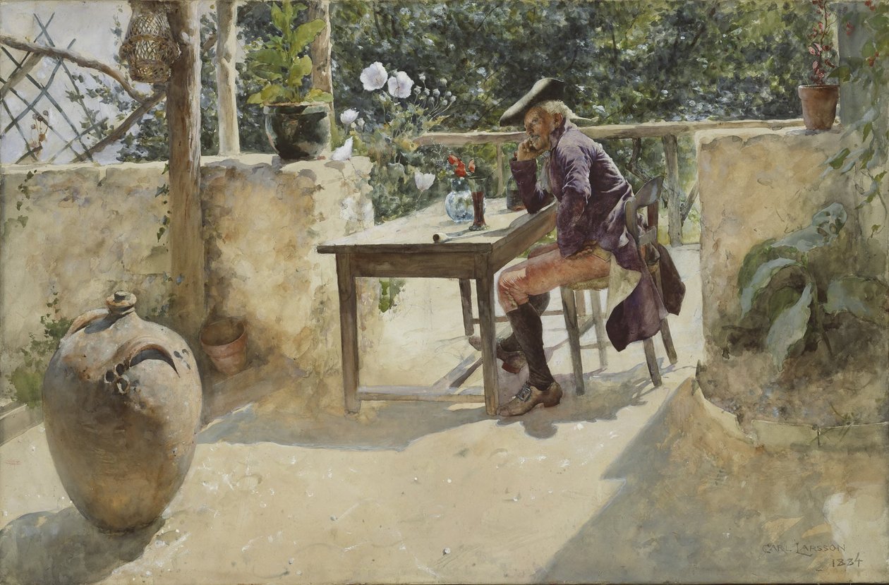 Vinrankan av Carl Larsson