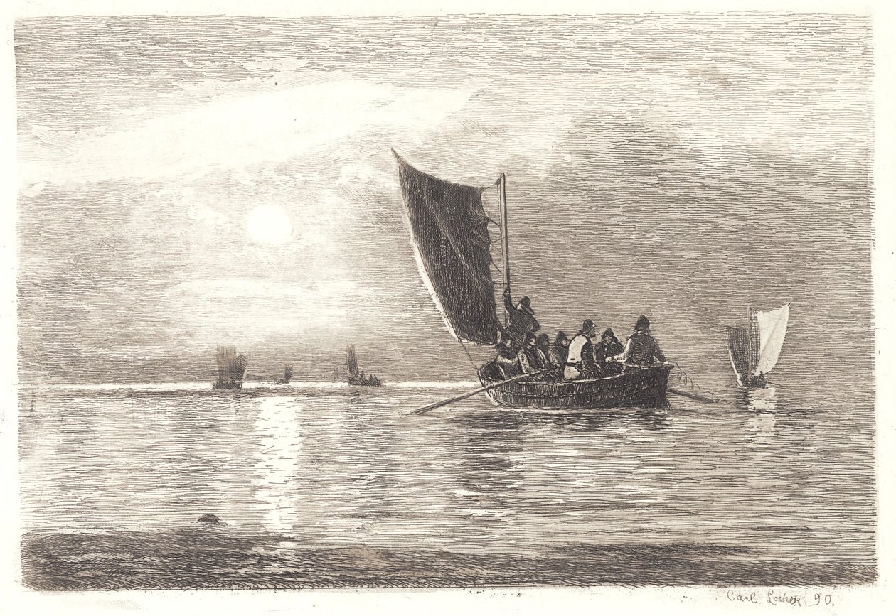 Morgon på Skagen av Carl Locher