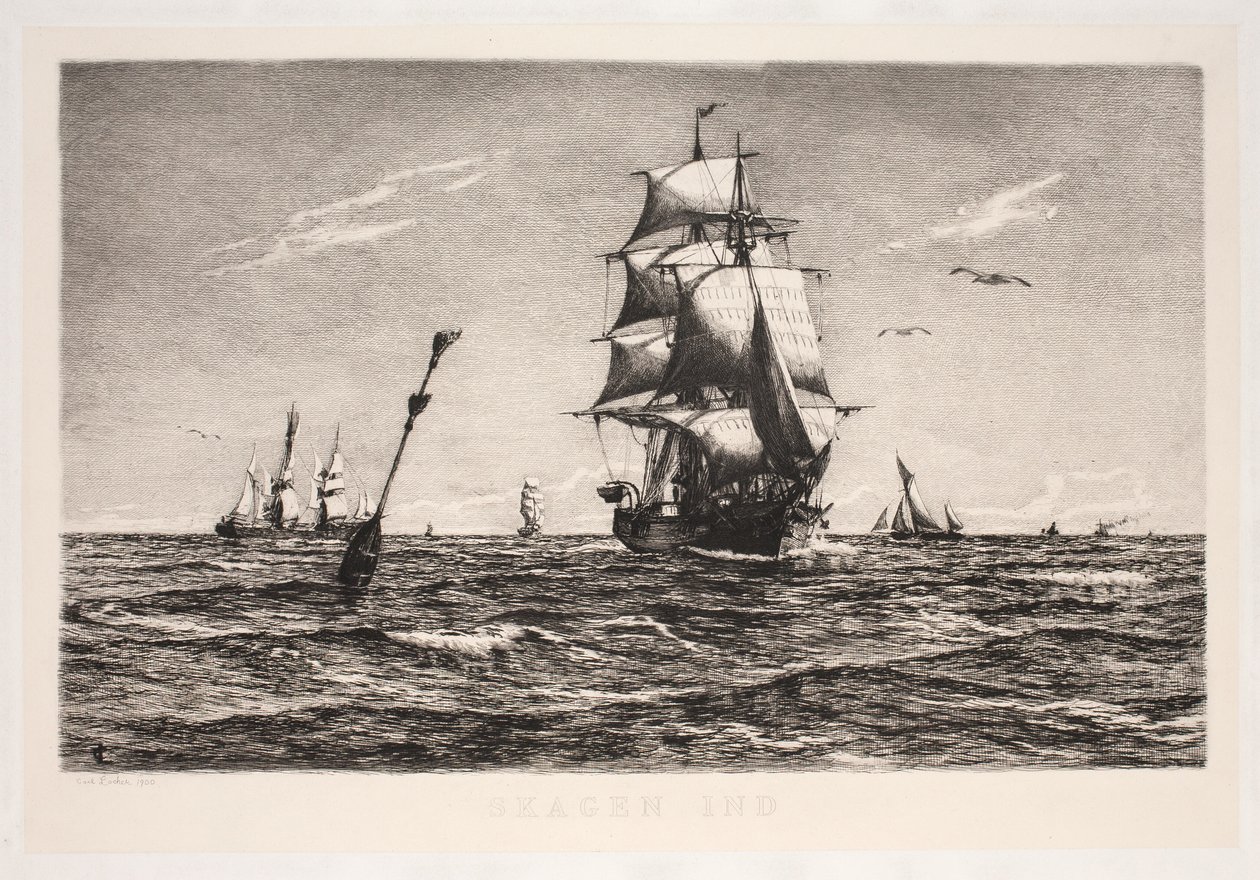 Skagen in av Carl Locher