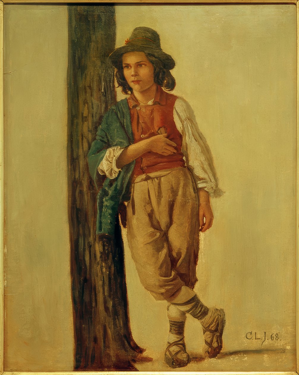 C.L.Jessen, italiensk herdepojke av Carl Ludwig Jessen