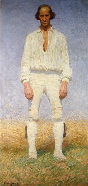 En skördearbetare i Hessen av Carl Ludwig Noah Bantzer