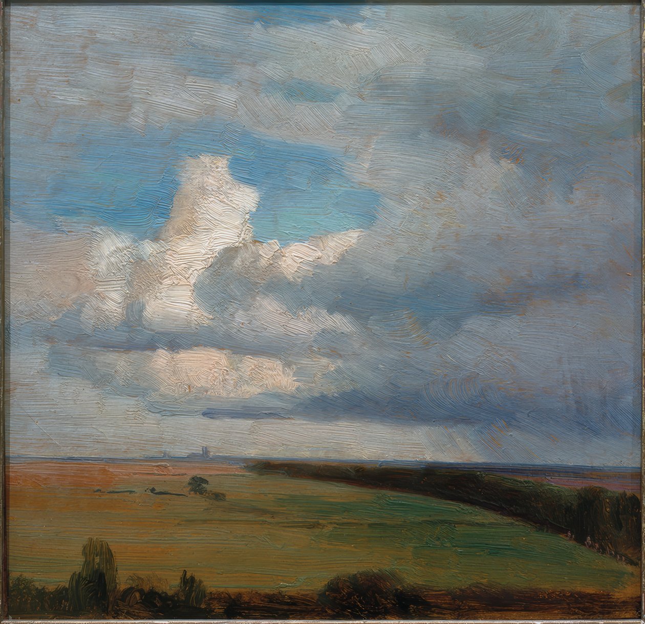 Landskap nära München av Carl Ludwig Seeger