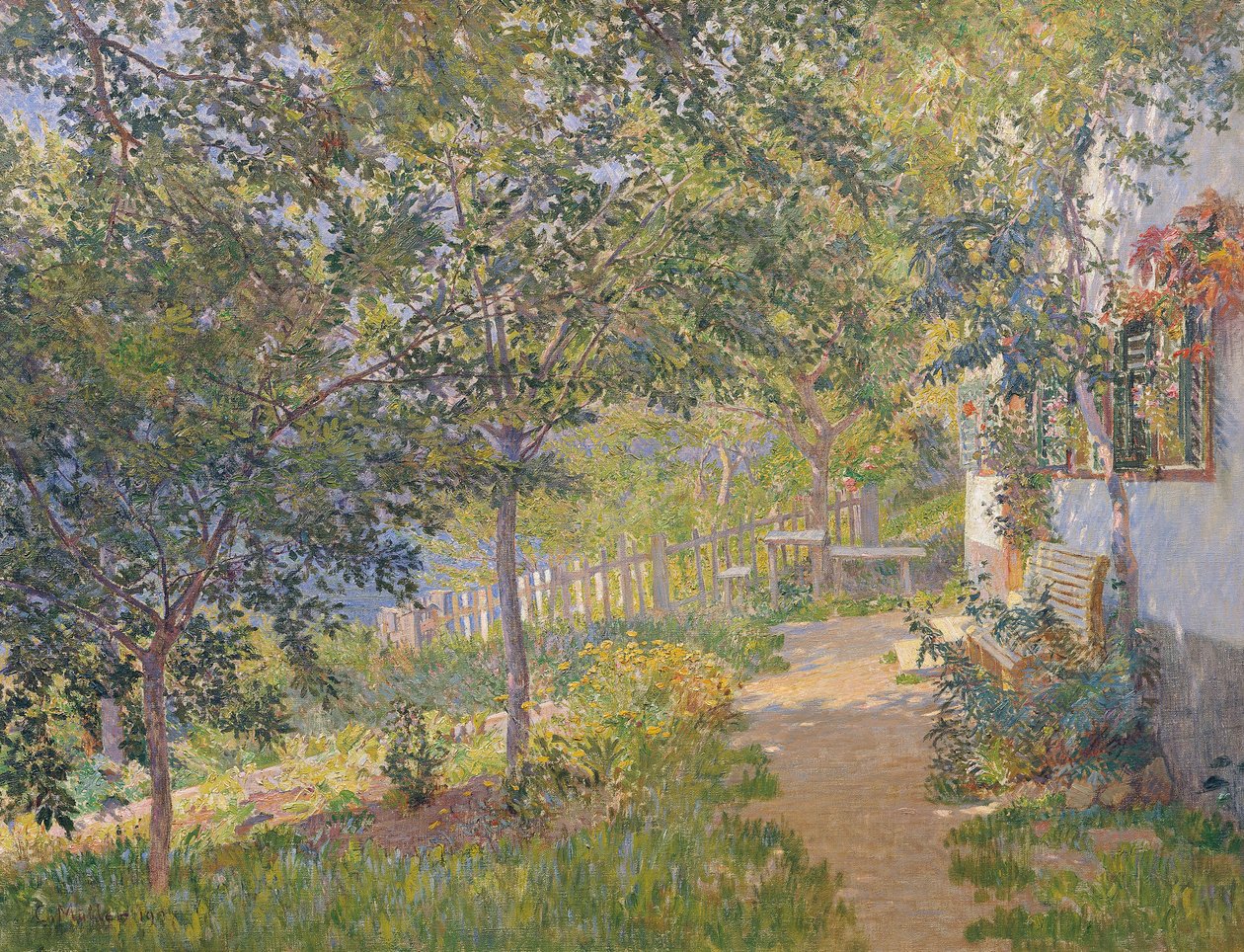 Motiv från Mattsee av Carl Max Müller