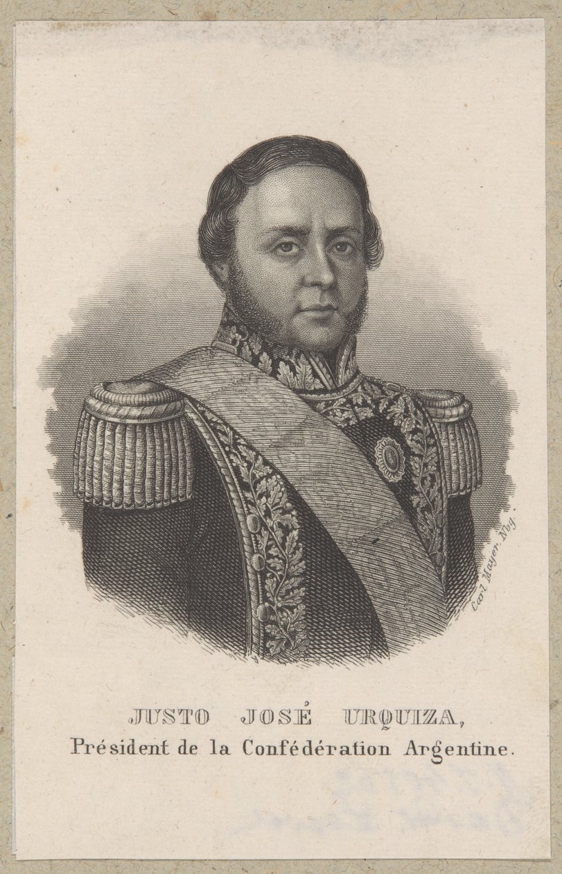 Justo José Urquiza, Argentinas president av Carl Mayer