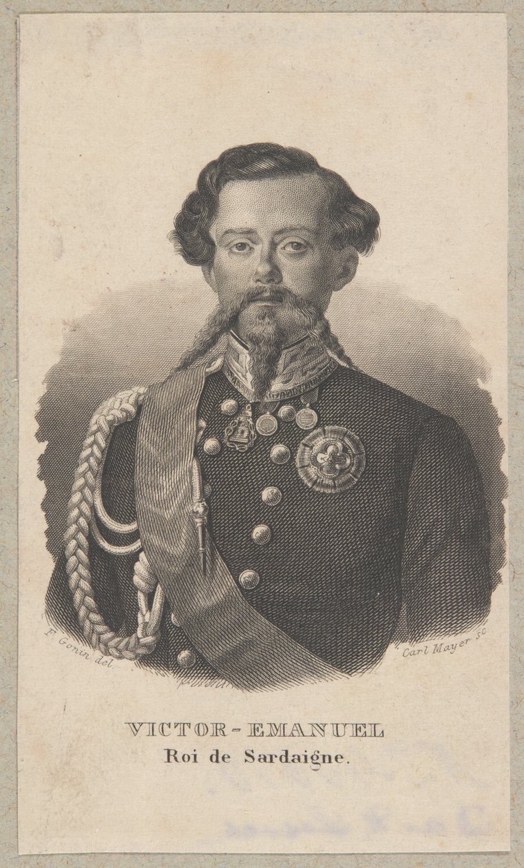 Viktor Emanuel I, kung av Sardinien av Carl Mayer