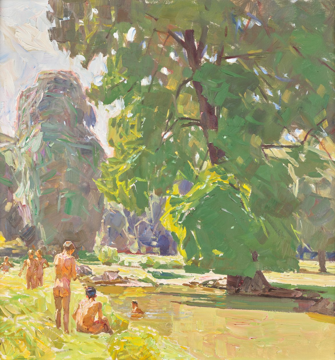 Från Wiener Prater II av Carl Moll