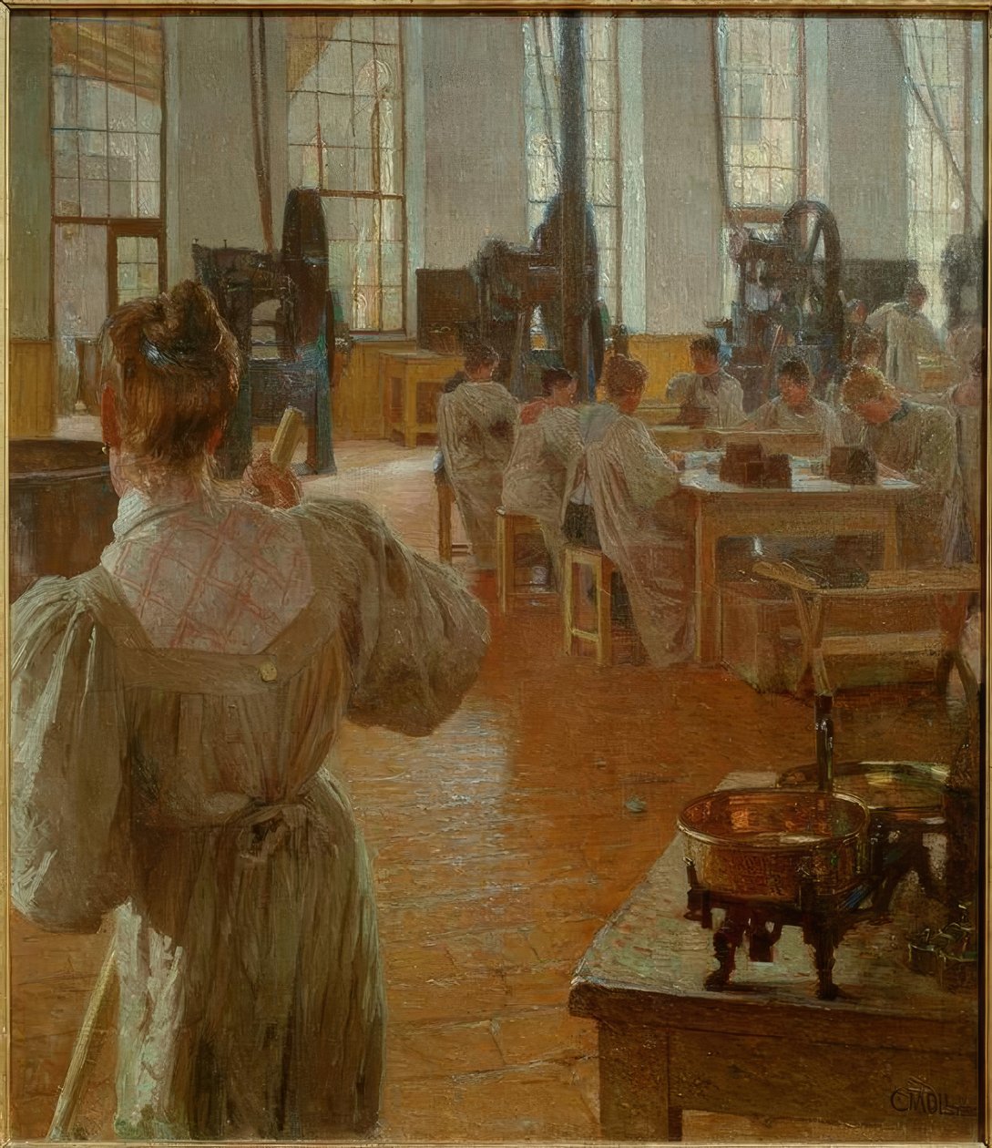 I kaffeagentfabriken av Carl Moll
