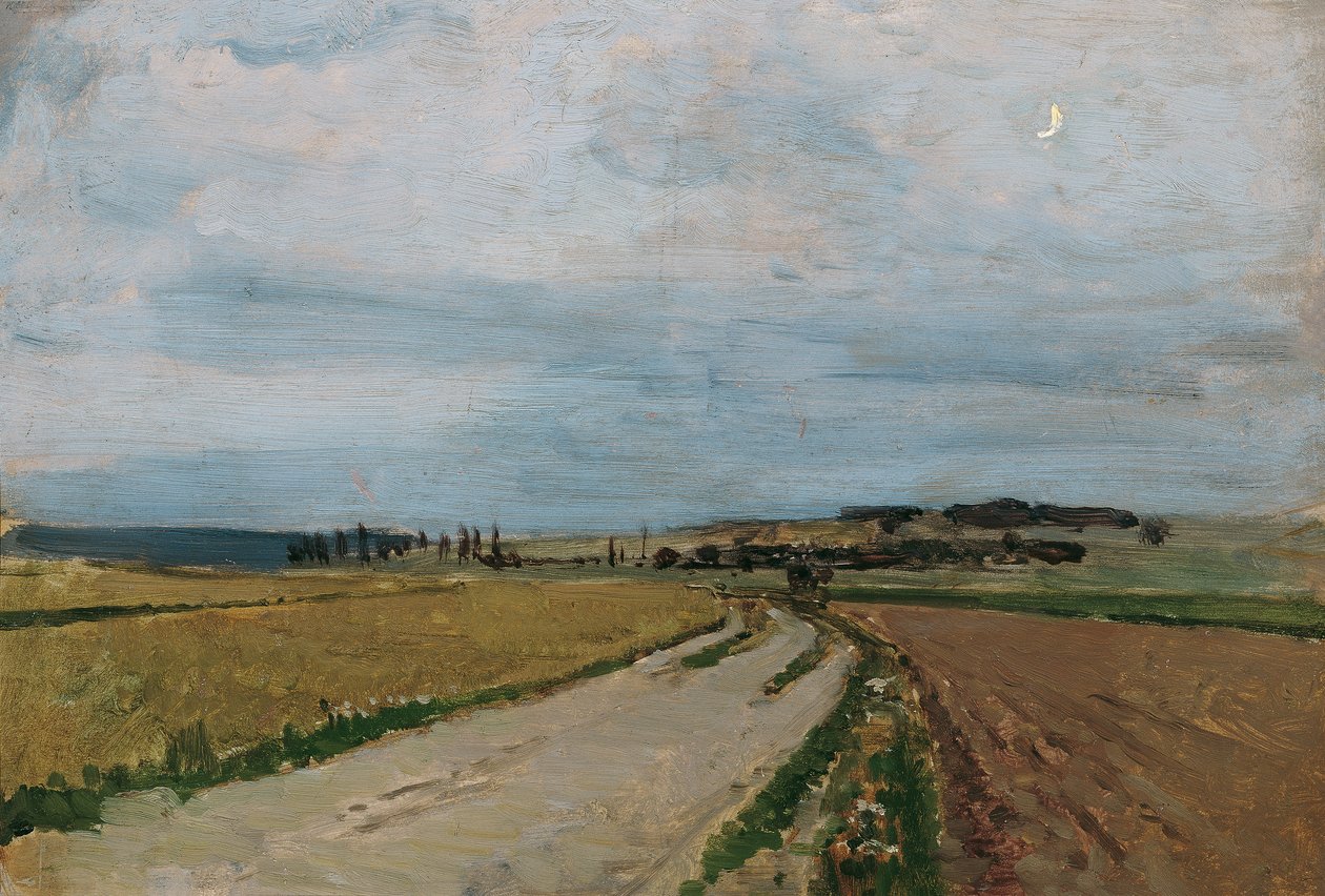Humörstudiekväll, Michelhausen (Plankenberg) av Carl Moll