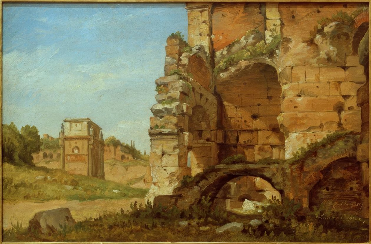 C. Morgenstern, Colosseum i Rom av Carl Morgenstern