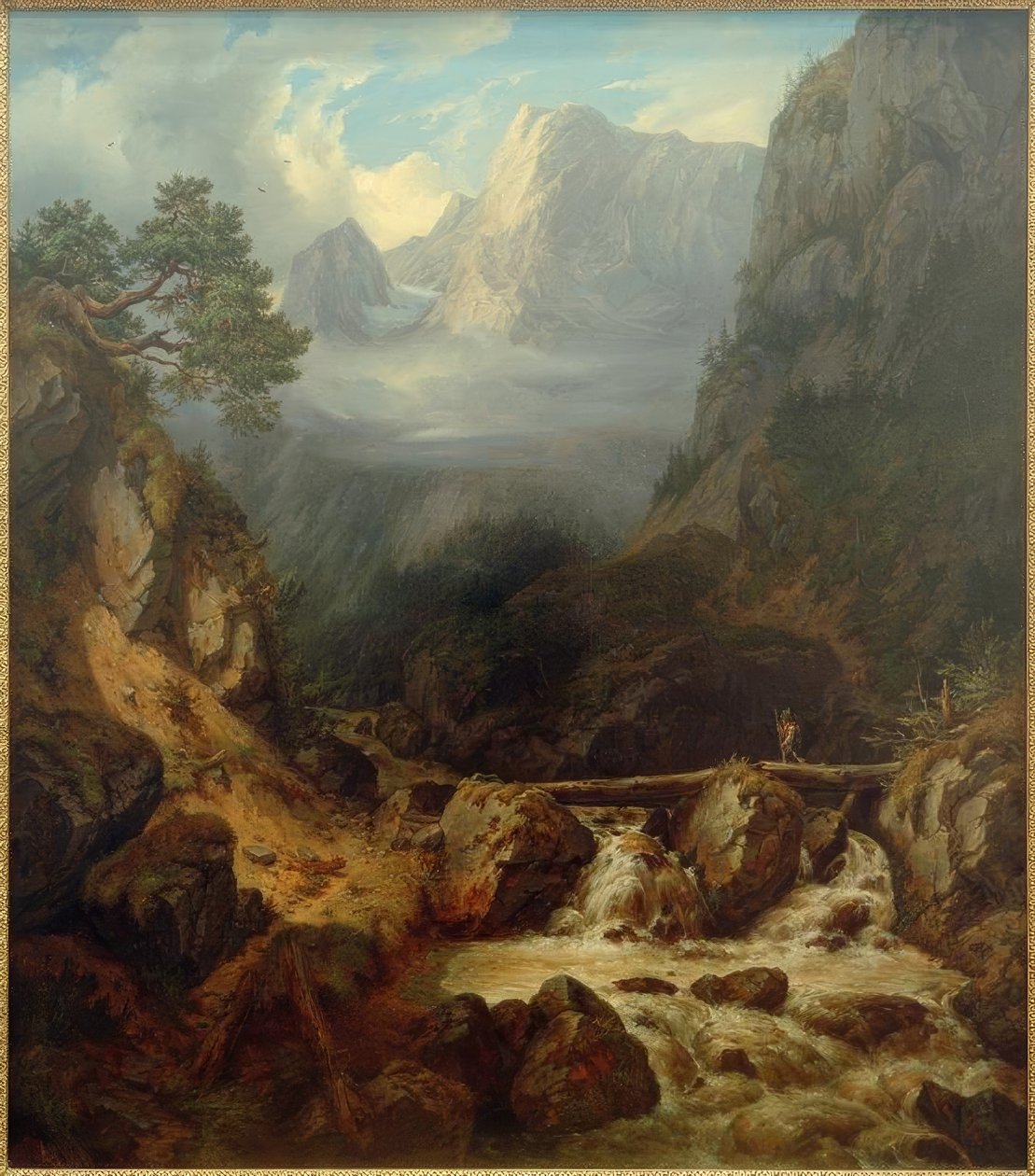 C.Morgenstern, The Waldbachstrub nära Hallstatt av Carl Morgenstern