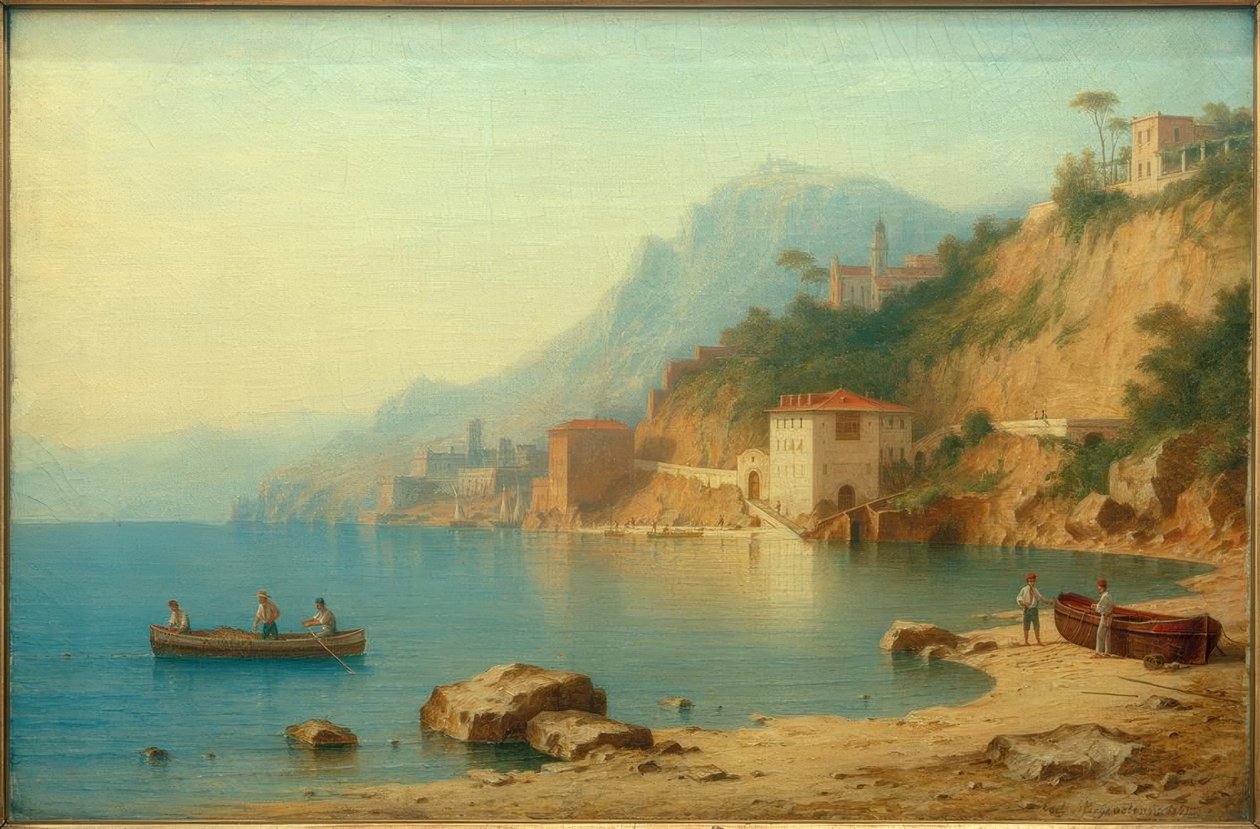 C. Morgenstern, Villafrancabukten av Carl Morgenstern