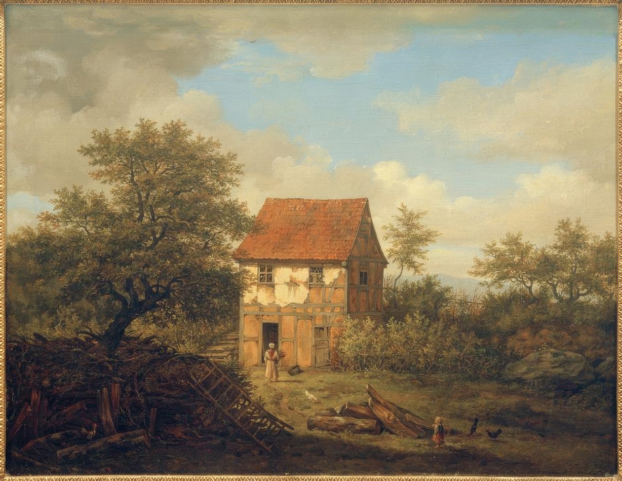 C.Morgenstern, del på Born Castle i Taunusbergen av Carl Morgenstern