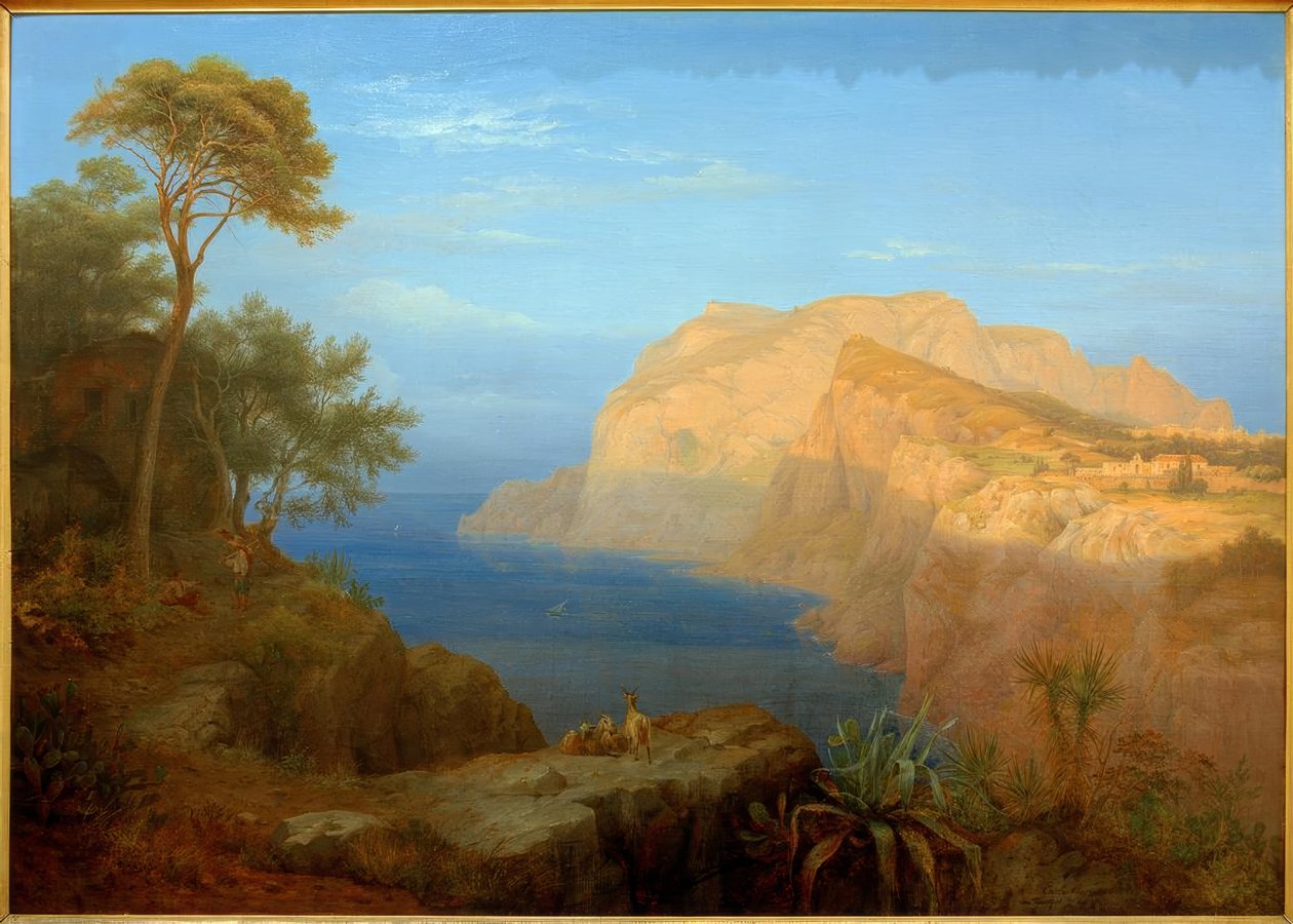 Capri vid soluppgången av Carl Morgenstern