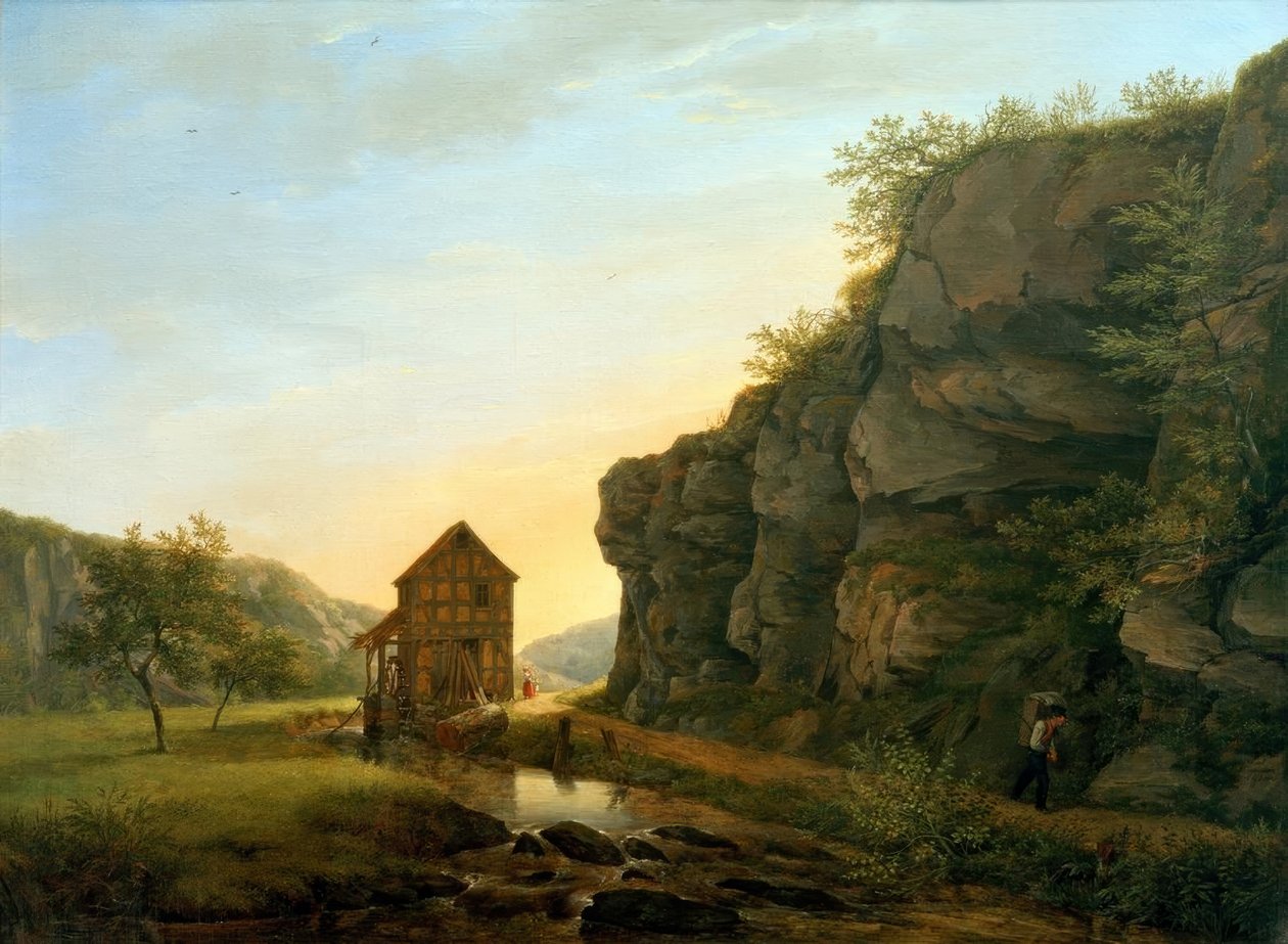Styckningsverket i Lorsbacher Tal på Teufelsfelsen av Carl Morgenstern